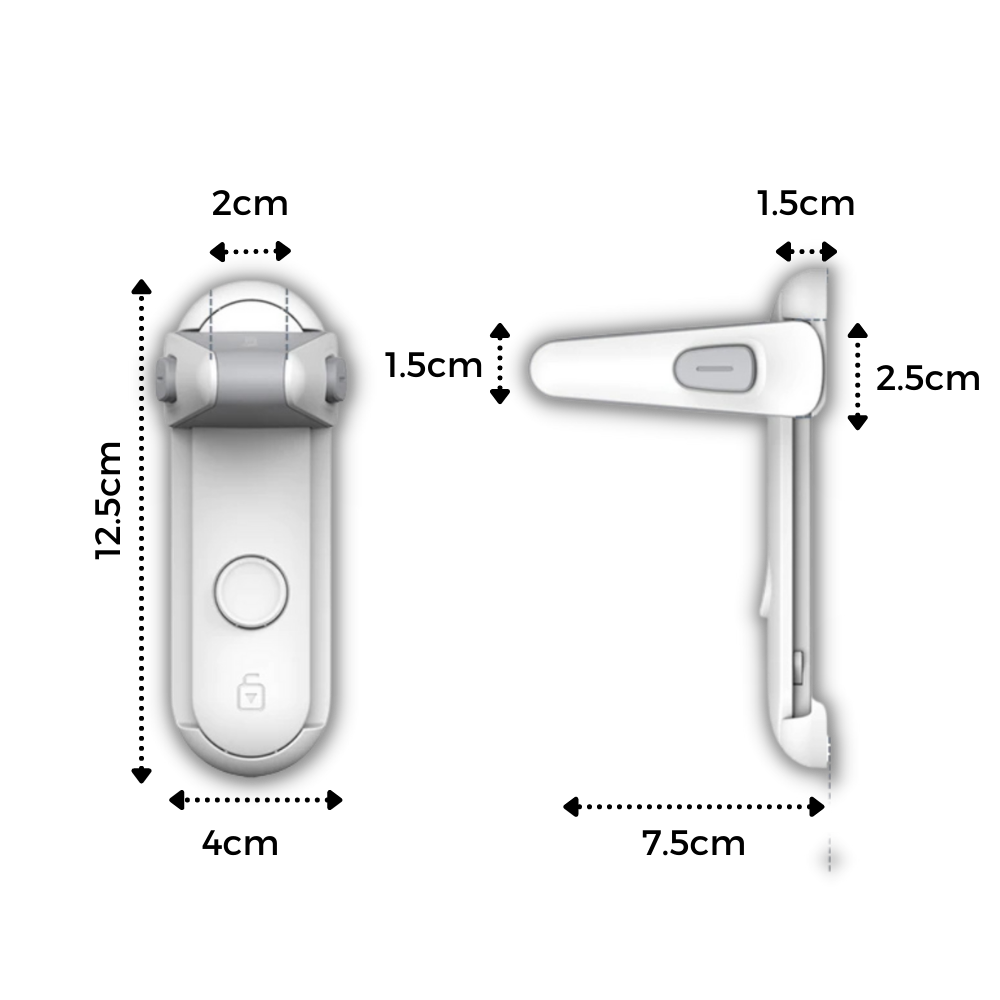 Serrure pour poignée de porte - Ozerty