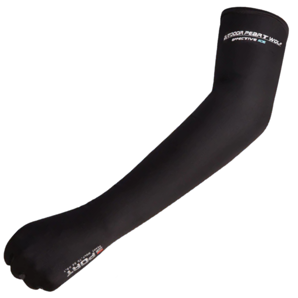 Gants de protection solaire pour bras -Noir/Femme - Ozerty