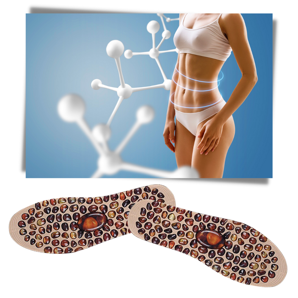 Semelle intérieure massante à motif de galets - Ozerty