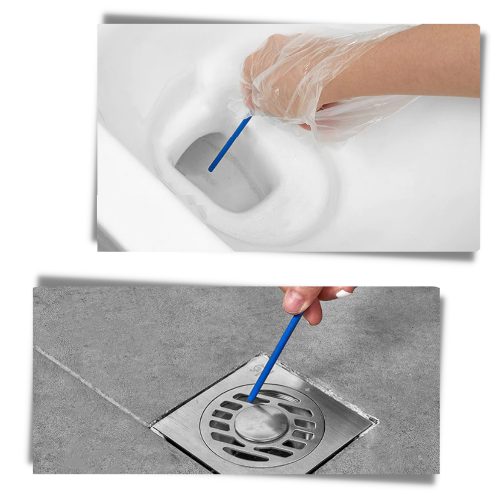 Lot de 12 bâtonnets de nettoyage pour évier - Ozerty