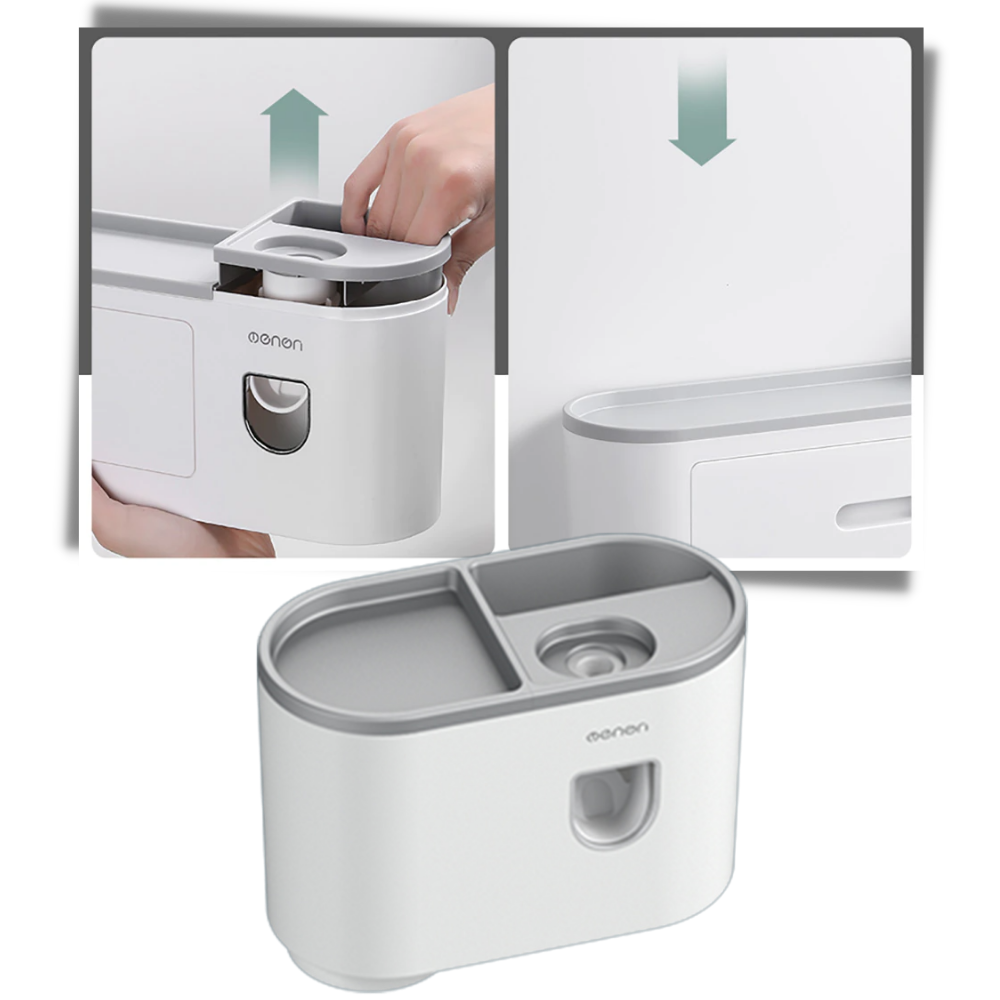 Support de distributeur de dentifrice tout-en-un - Ozerty