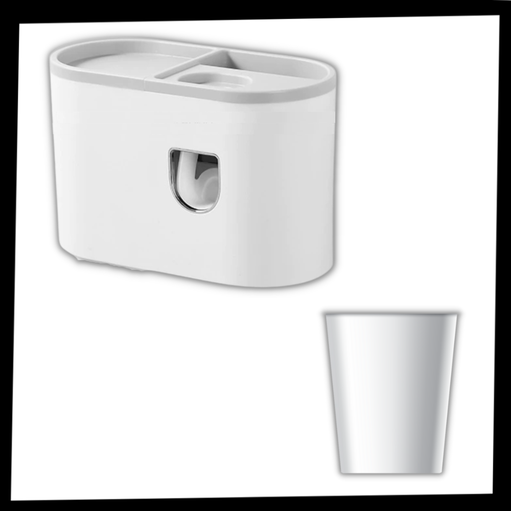 Support de distributeur de dentifrice tout-en-un - Ozerty