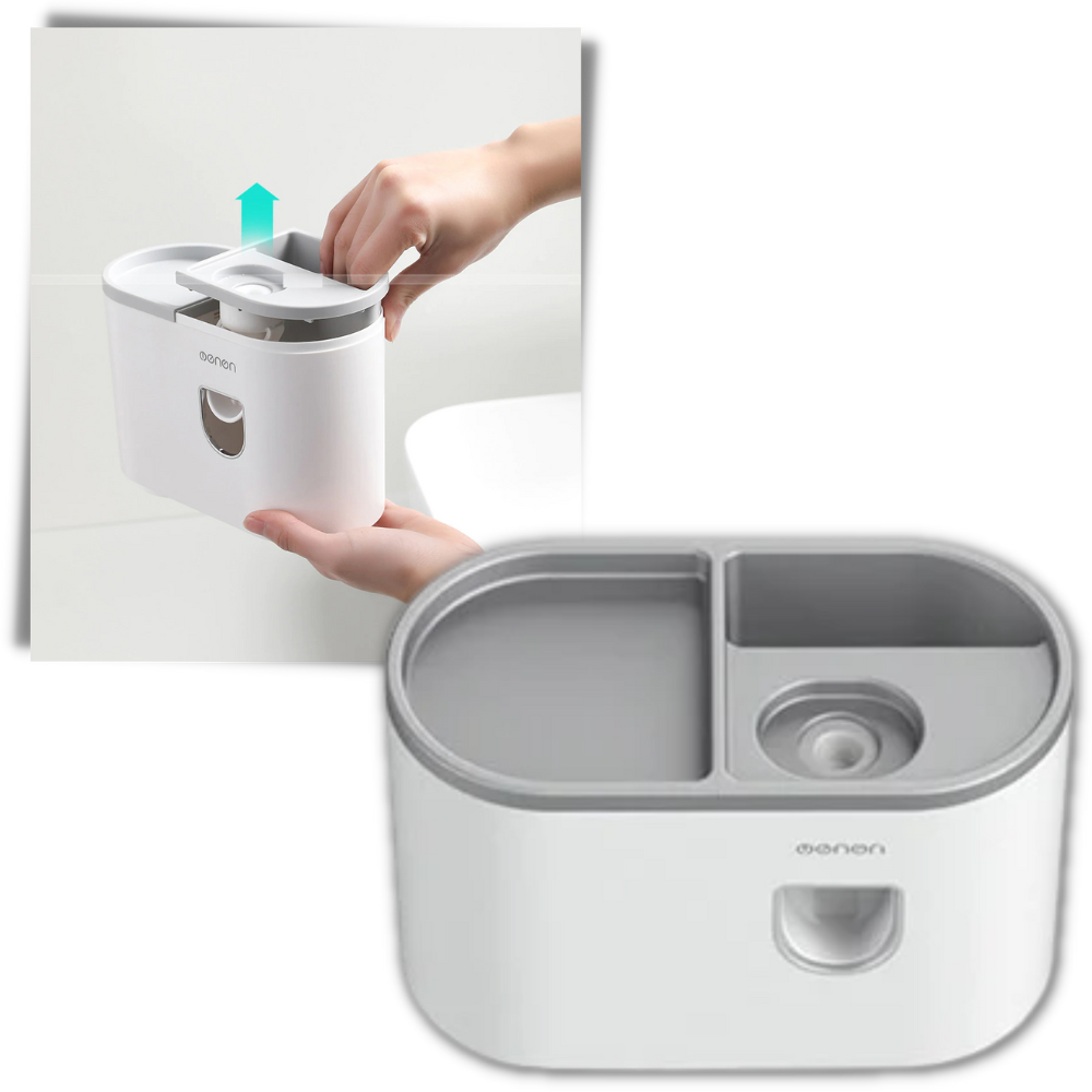 Support de distributeur de dentifrice tout-en-un - Ozerty