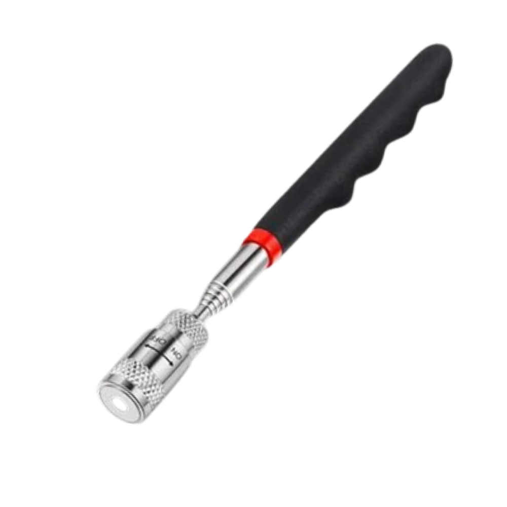 Outil de ramassage magnétique rétractable avec LED - Ozerty