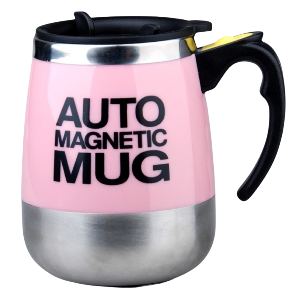 Tasse Magnétique à Remuage Automatique -Rose/   - Ozerty