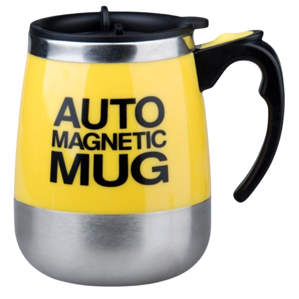 Tasse Magnétique à Remuage Automatique -Jaune/   - Ozerty