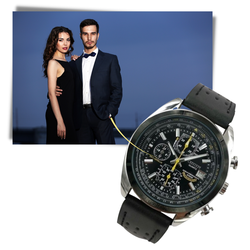 Montre à quartz étanche de luxe - Ozerty