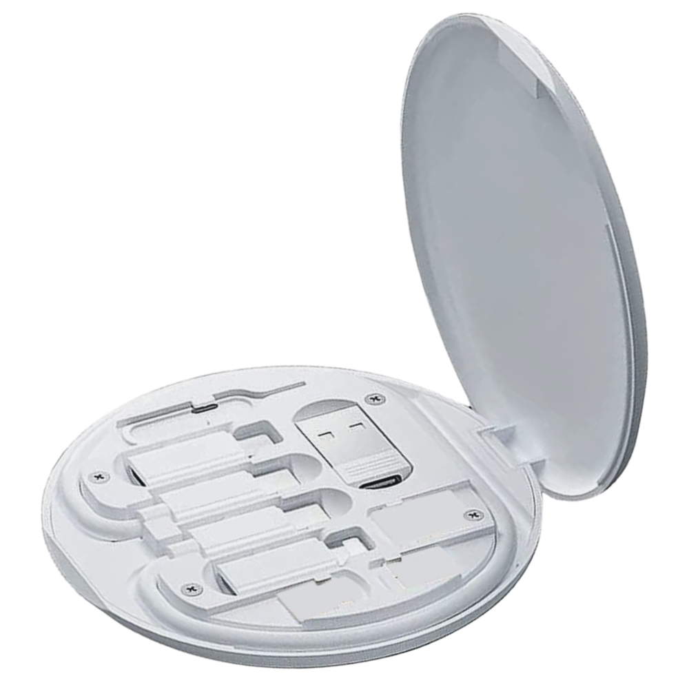 Boîte de rangement multifonctionnelle pour gadgets -Blanc/ - Ozerty