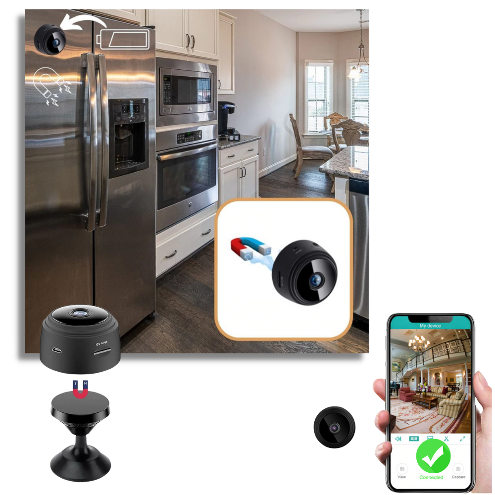 Mini caméra de surveillance sans fil - Ozerty