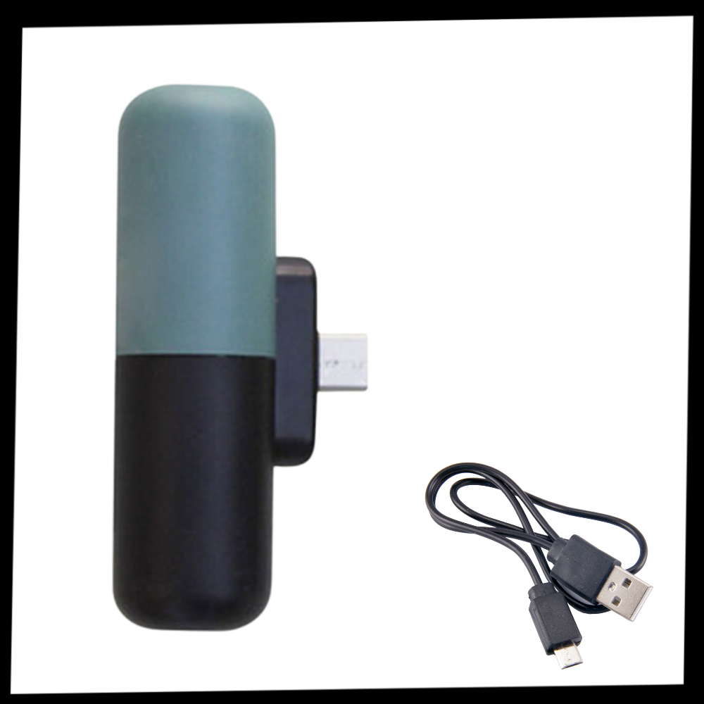 Mini-chargeur portable en forme de capsule - Ozerty