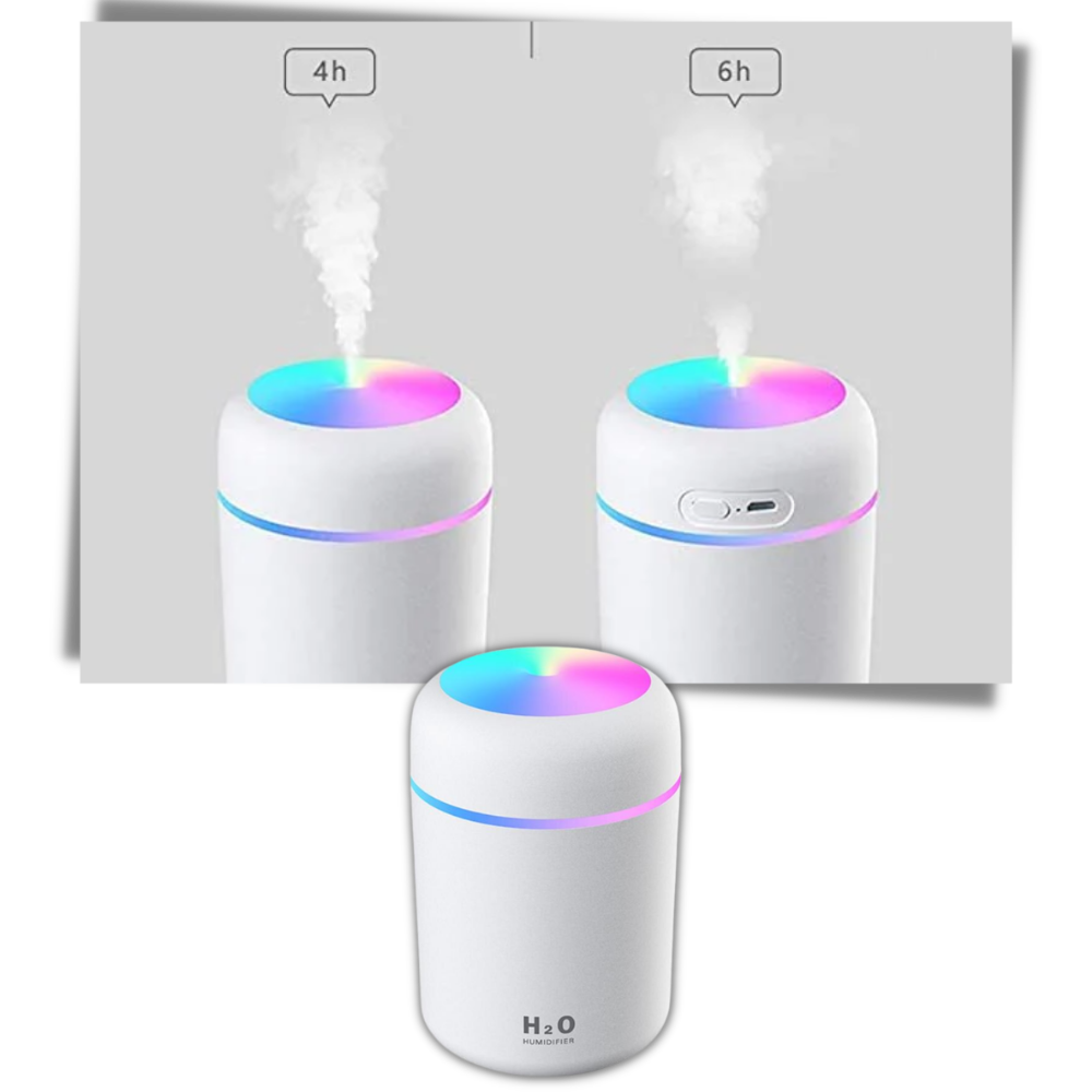 Mini humidificateur d'air et diffuseur d'huiles essentielles - Ozerty