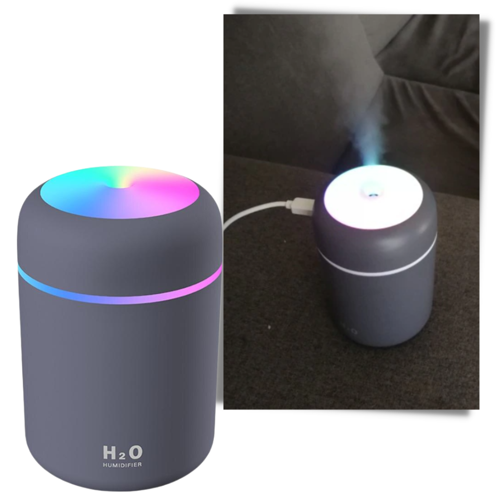 Mini humidificateur d'air et diffuseur d'huiles essentielles - Ozerty