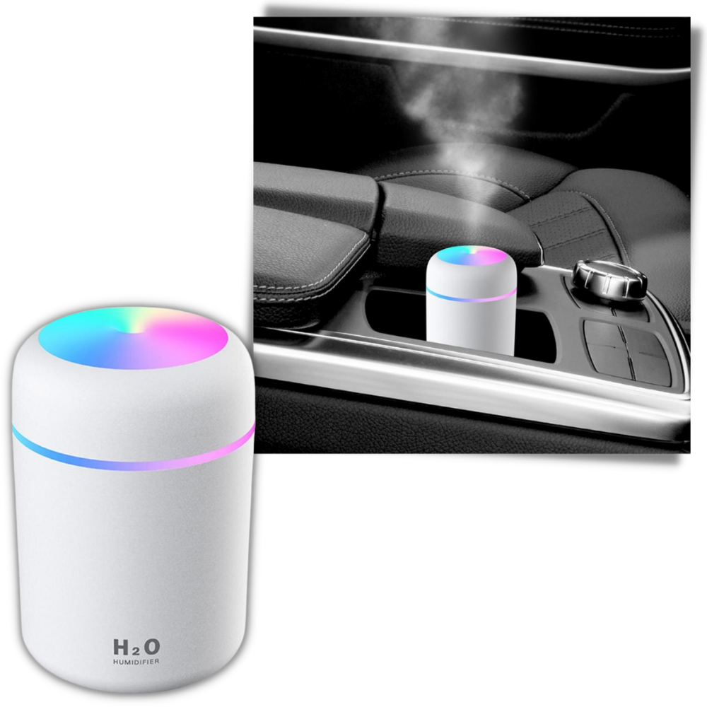 Mini humidificateur d'air et diffuseur d'huiles essentielles - Ozerty
