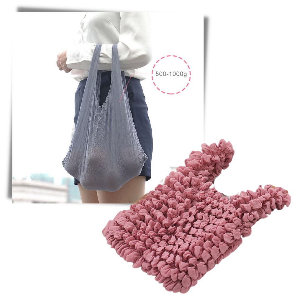 Sac à provisions plissé extensible - Ozerty