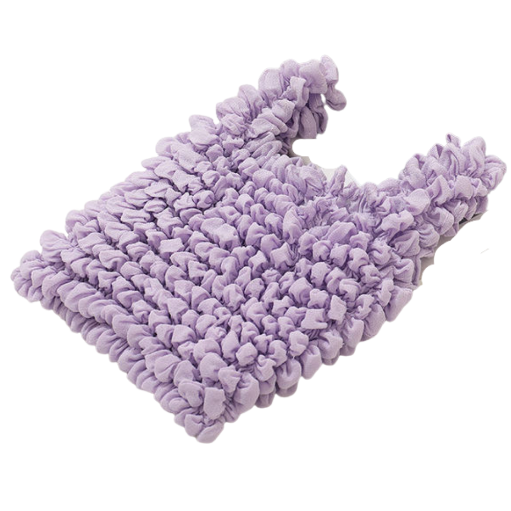 Sac à provisions plissé extensible -Violet/ - Ozerty