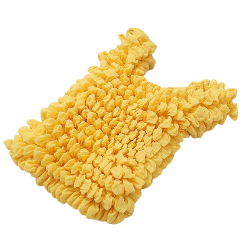 Sac à provisions plissé extensible -Jaune/ - Ozerty