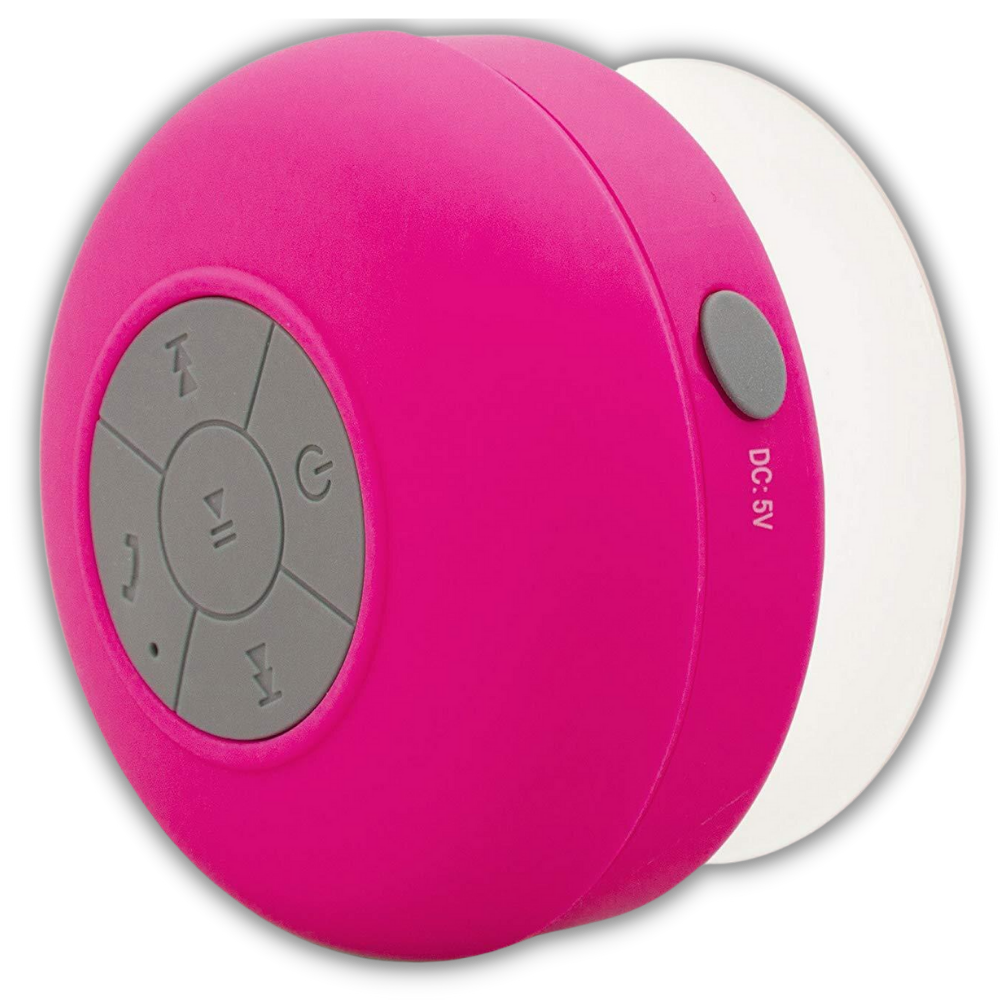 Mini haut-parleur Bluetooth étanche -Rose/   - Ozerty