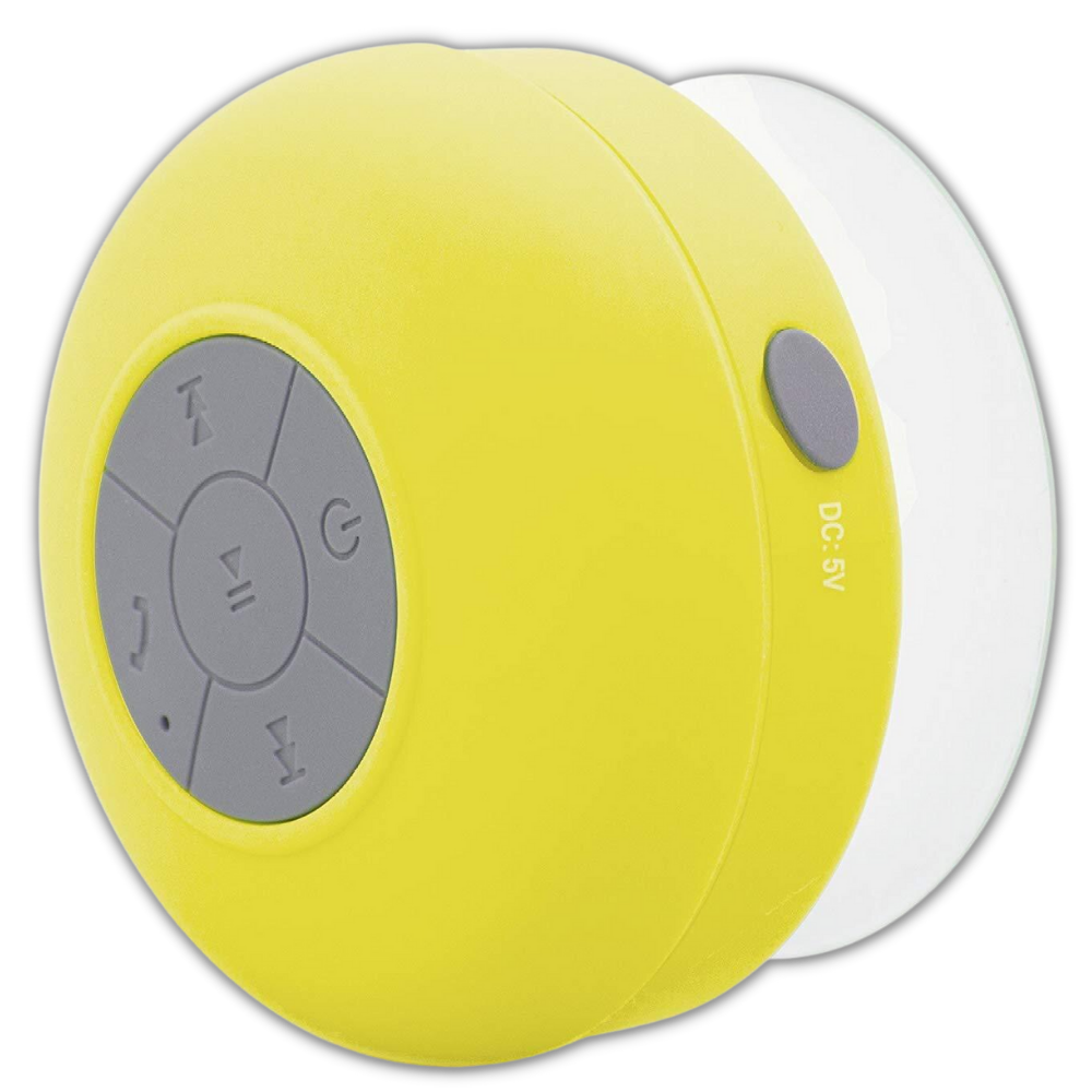 Mini haut-parleur Bluetooth étanche -Jaune/   - Ozerty