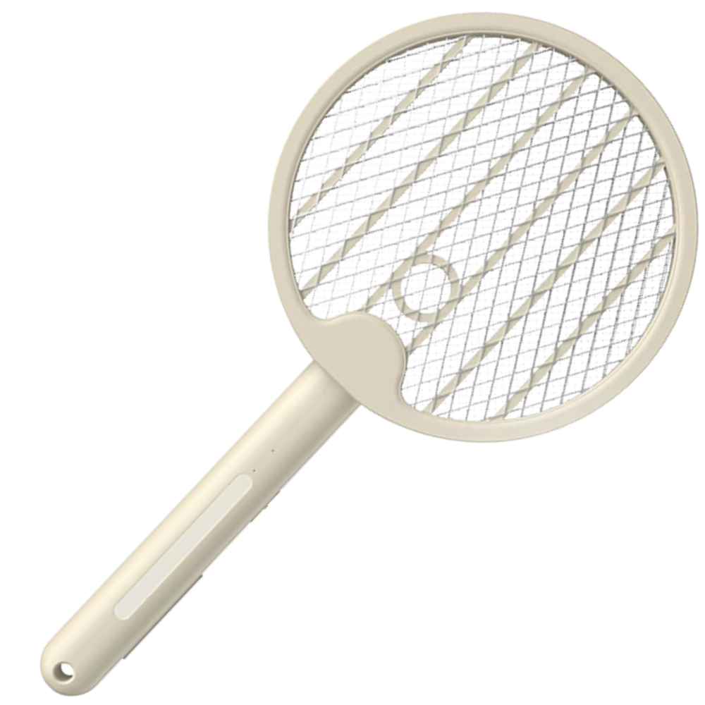 Raquette anti-moustique pliable 2-en-1 -Blanc/   - Ozerty