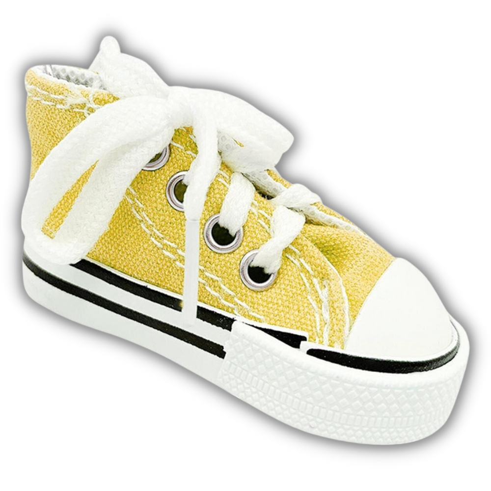 Mini chaussure pour support de vélo -Jaune/   - Ozerty