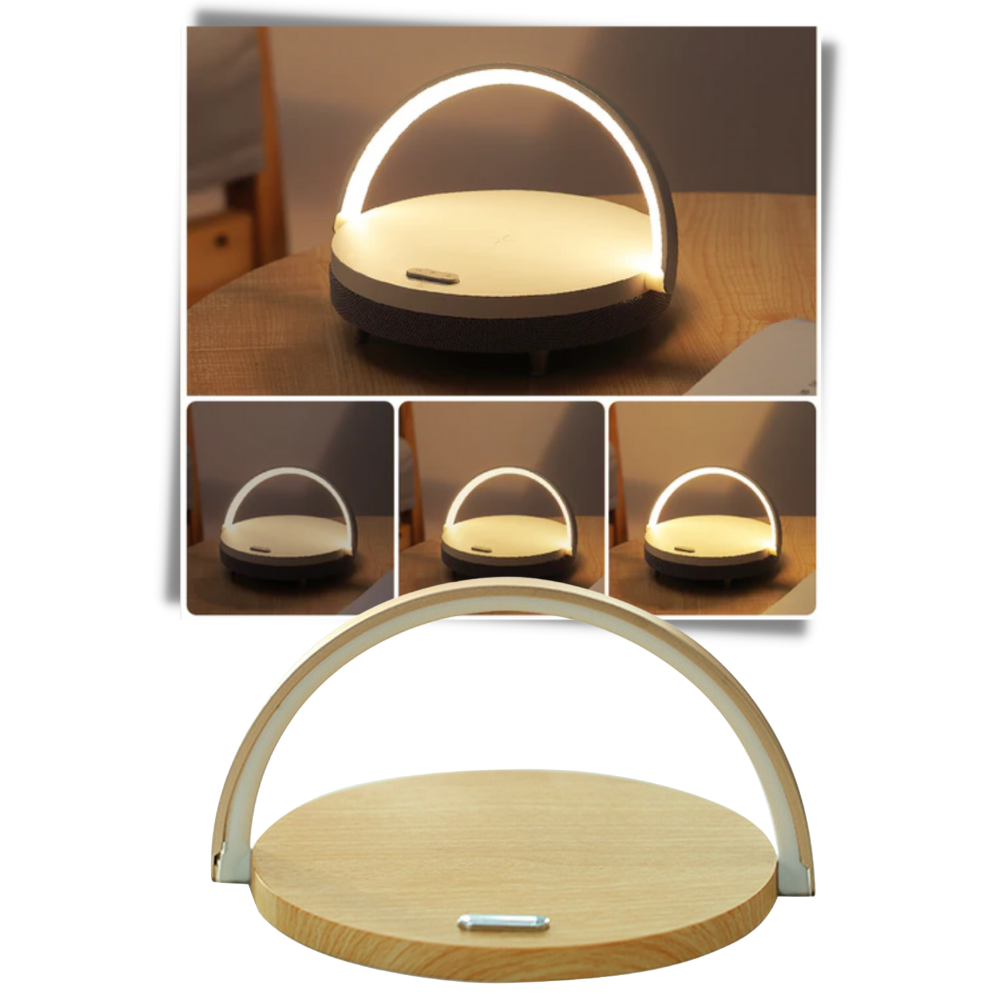 Lampe de bureau et chargeur de téléphone sans fil - Ozerty