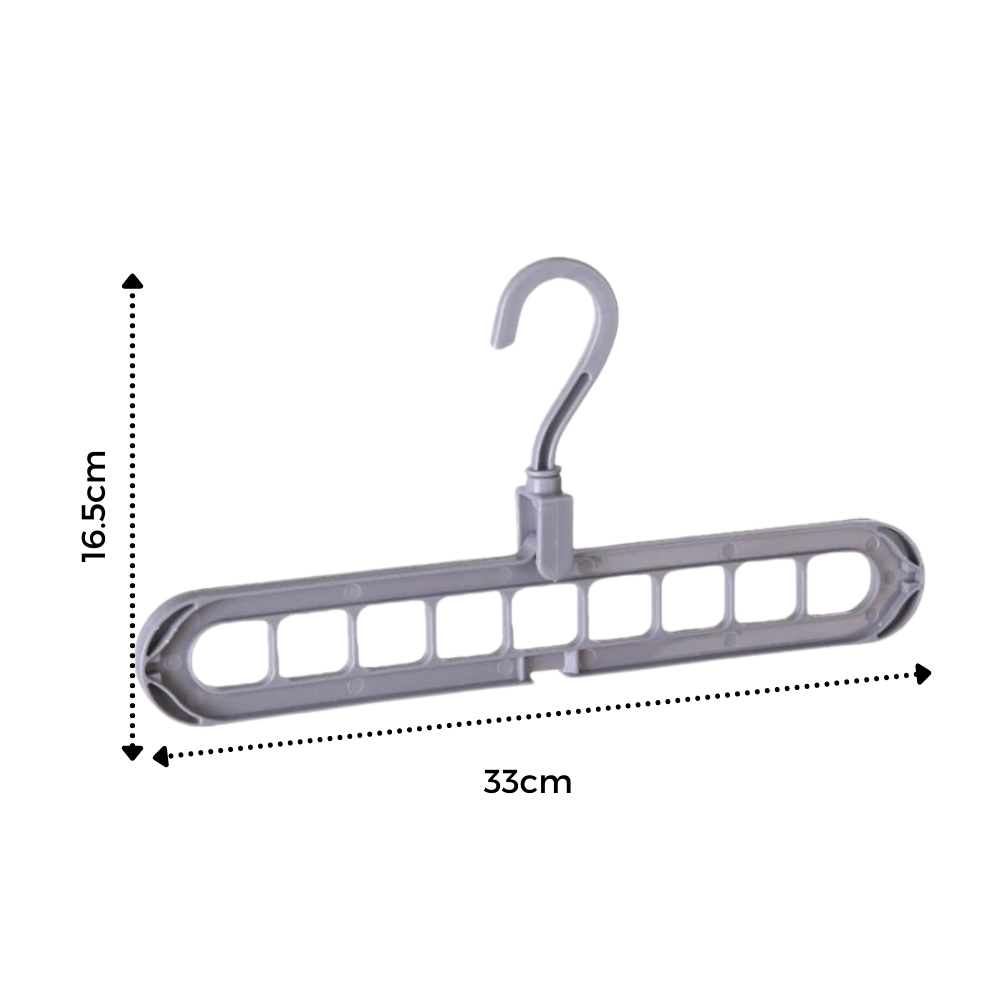 Lot de 2 cintres gain de place - Ozerty