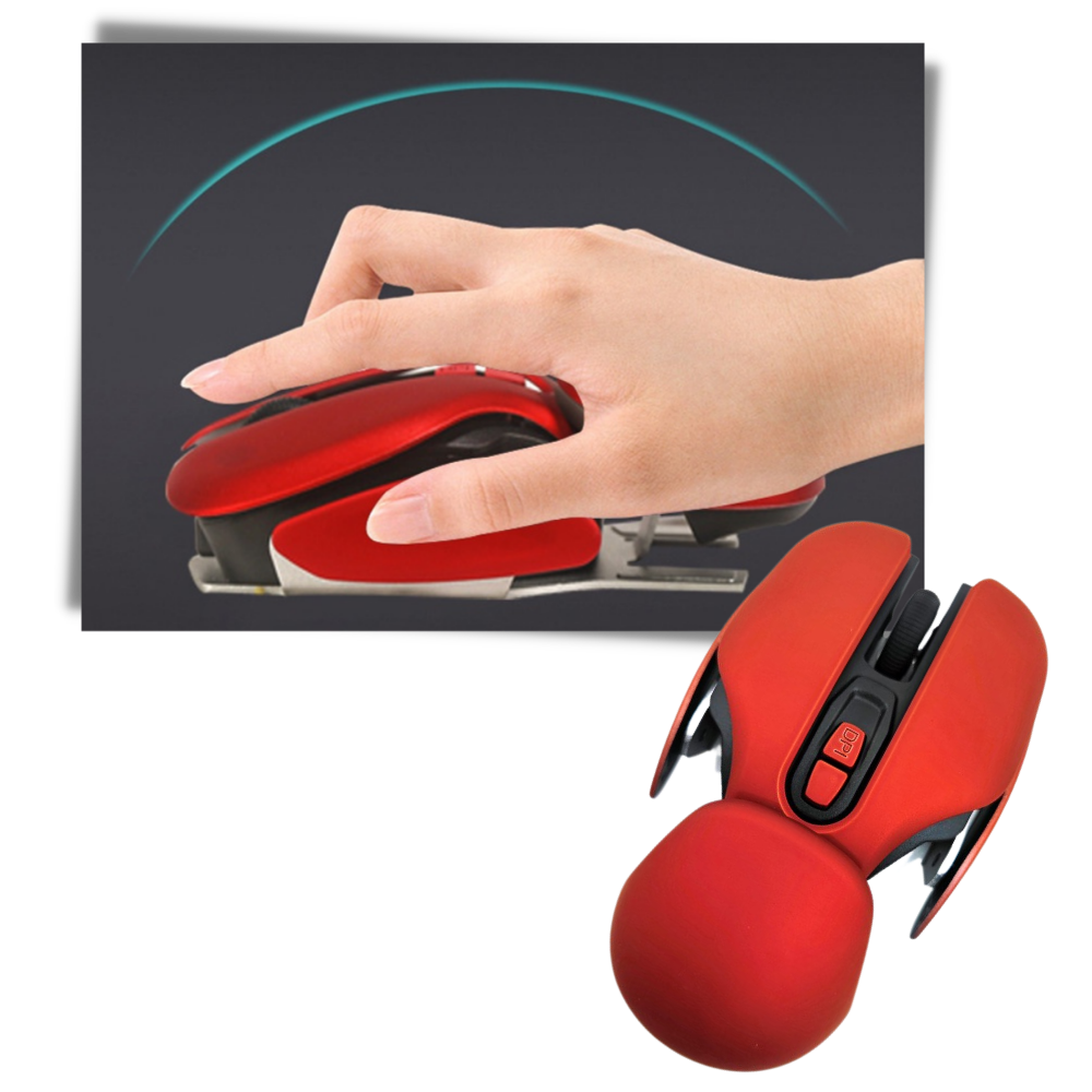 Souris de jeu ergonomique sans fil - Ozerty