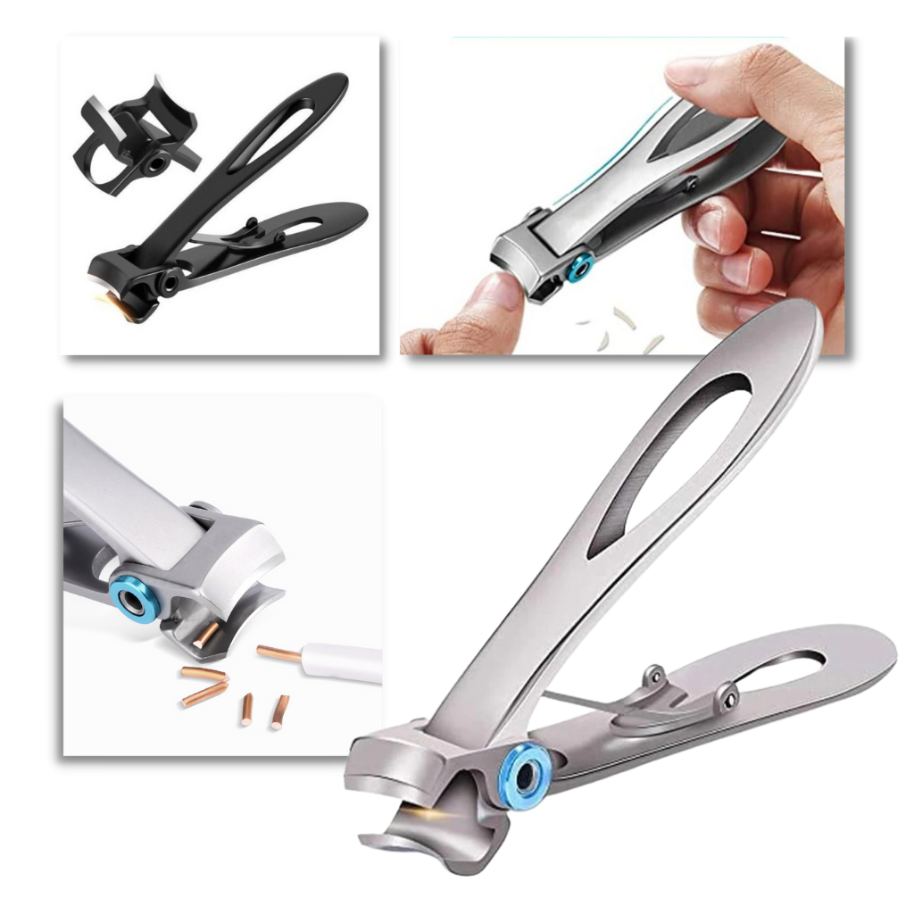 Coupe-ongles à large mâchoire en acier inoxydable