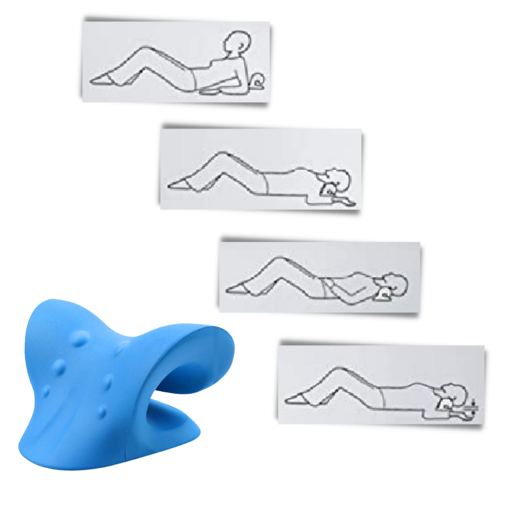 Oreiller d'étirement de la nuque et des épaules - Ozerty