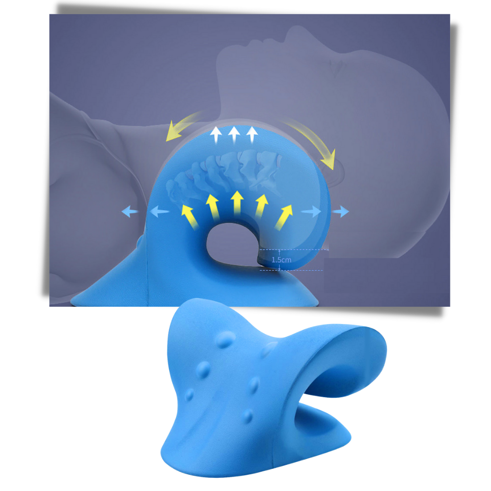 Oreiller d'étirement de la nuque et des épaules - Ozerty