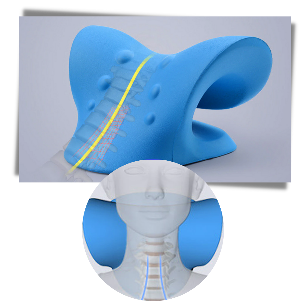Oreiller d'étirement de la nuque et des épaules - Ozerty