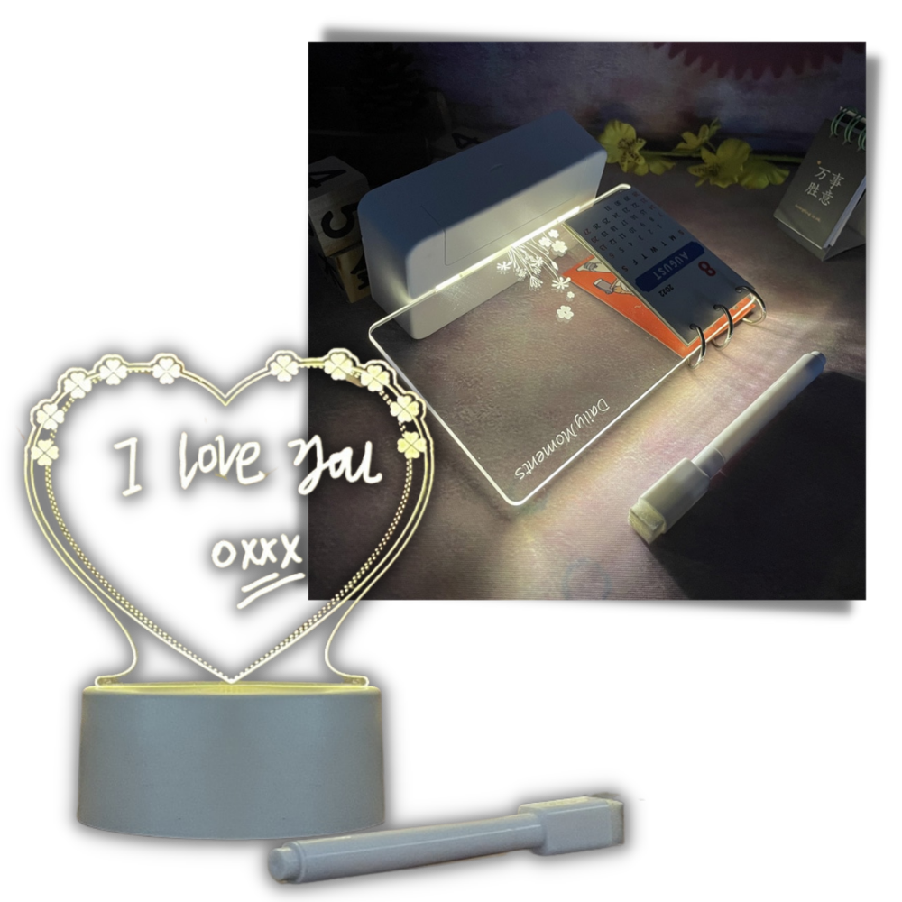 Tableau d'affichage LED avec stylo - Ozerty