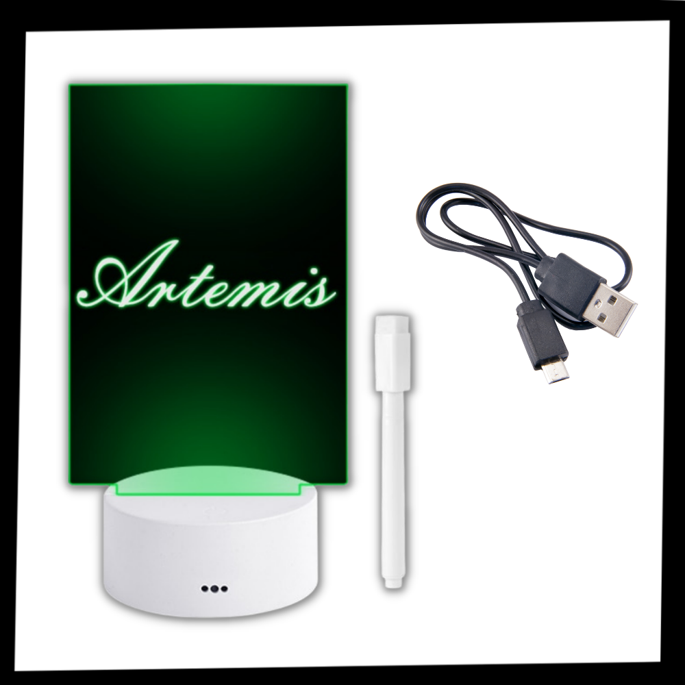 Tableau d'affichage LED avec stylo - Ozerty