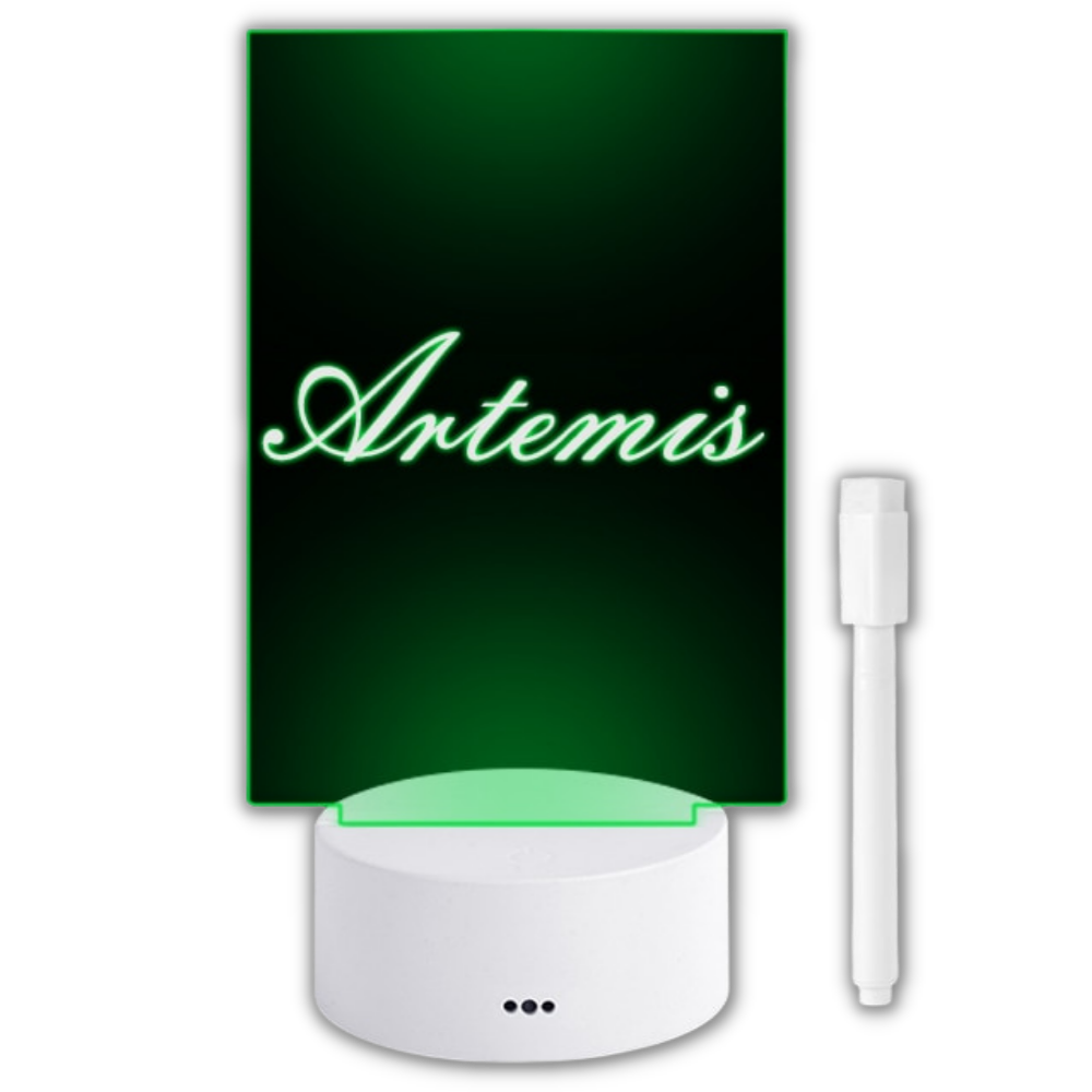 Tableau d'affichage LED avec stylo -Panneau carré/   - Ozerty