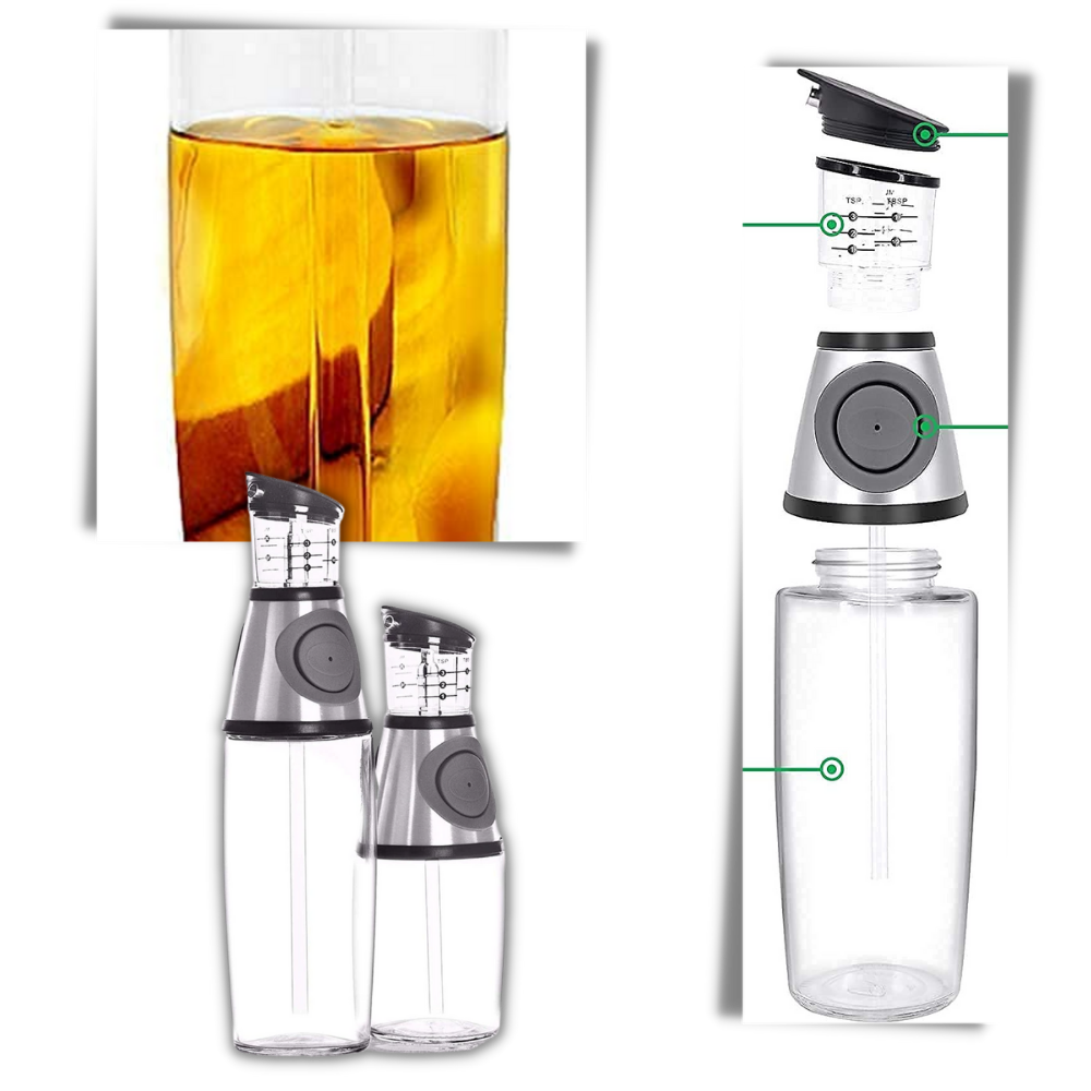 Bouteille distributrice d'huile de cuisine - Ozerty