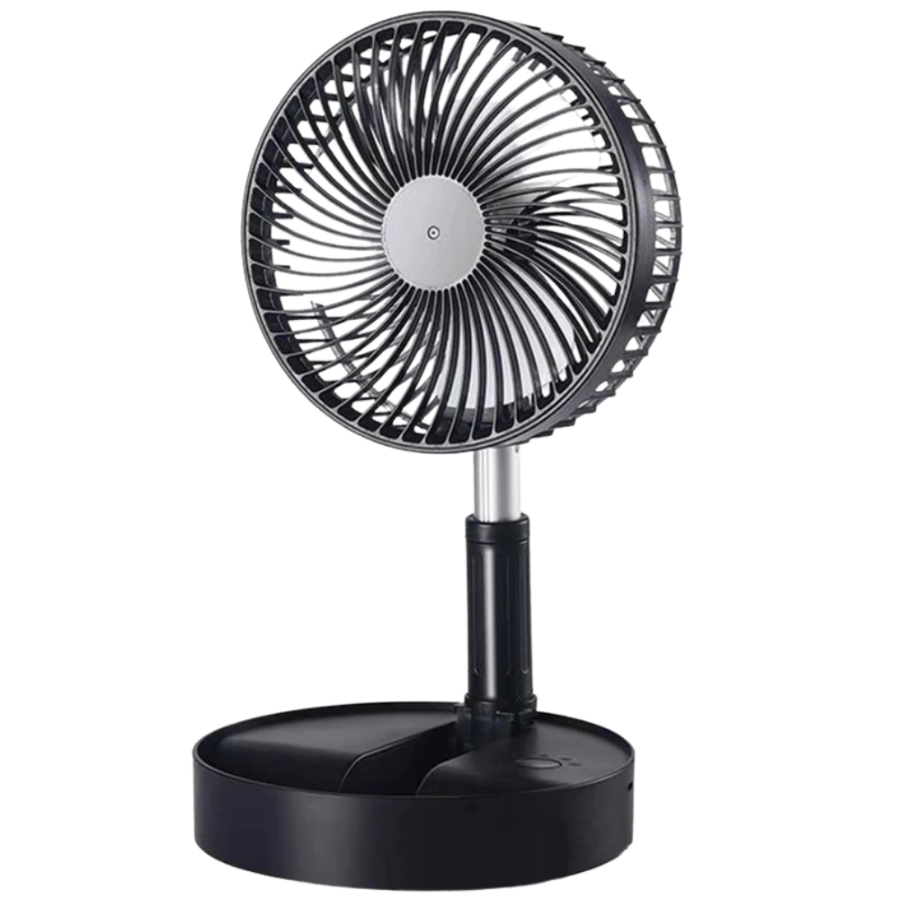 Ventilateur USB portable et pliable -Noir/   - Ozerty