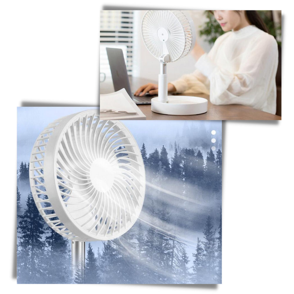 Ventilateur USB portable et pliable - Ozerty