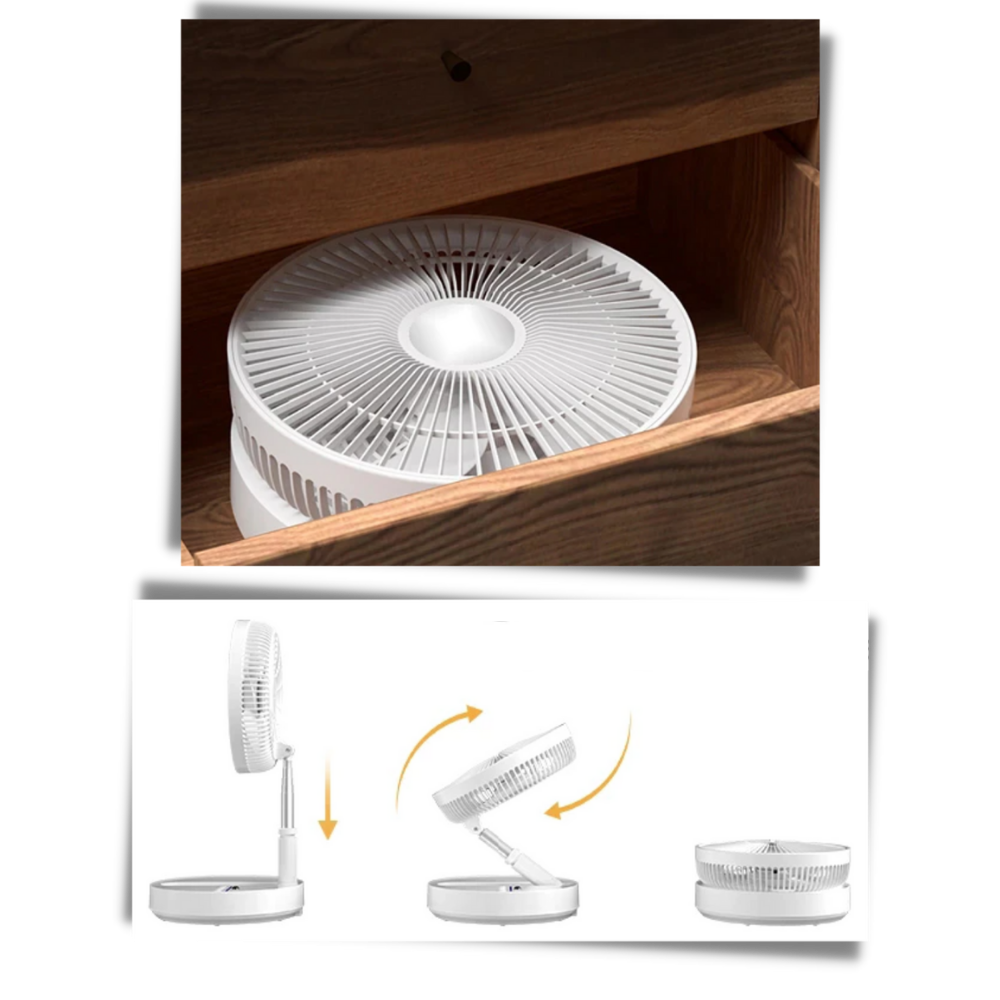 Ventilateur USB portable et pliable - Ozerty