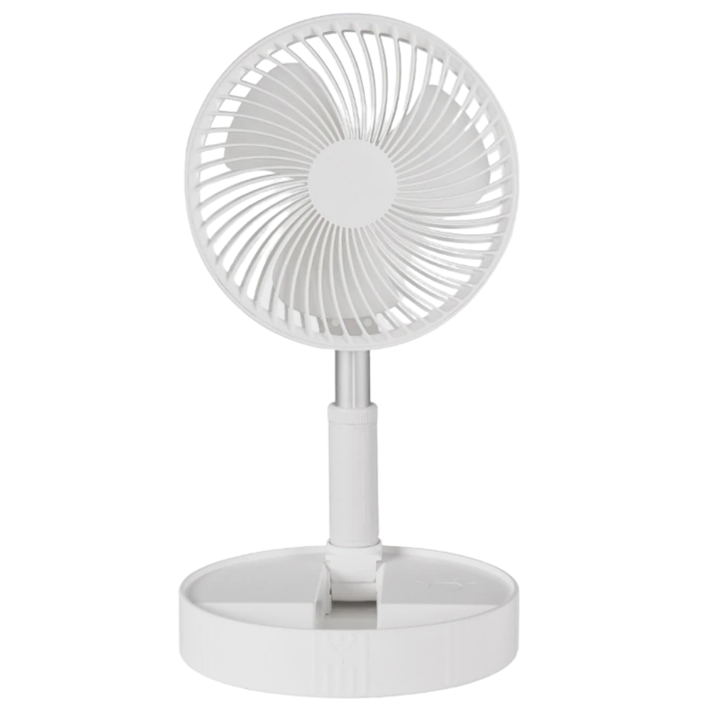 Ventilateur USB portable et pliable -Blanc/ - Ozerty