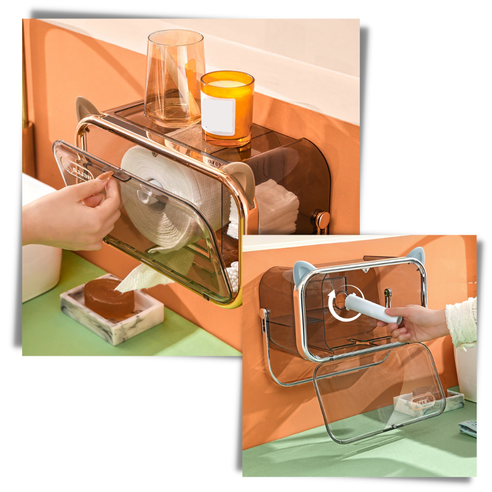 Support de rangement multifonctionnel pour papier hygiénique - Ozerty