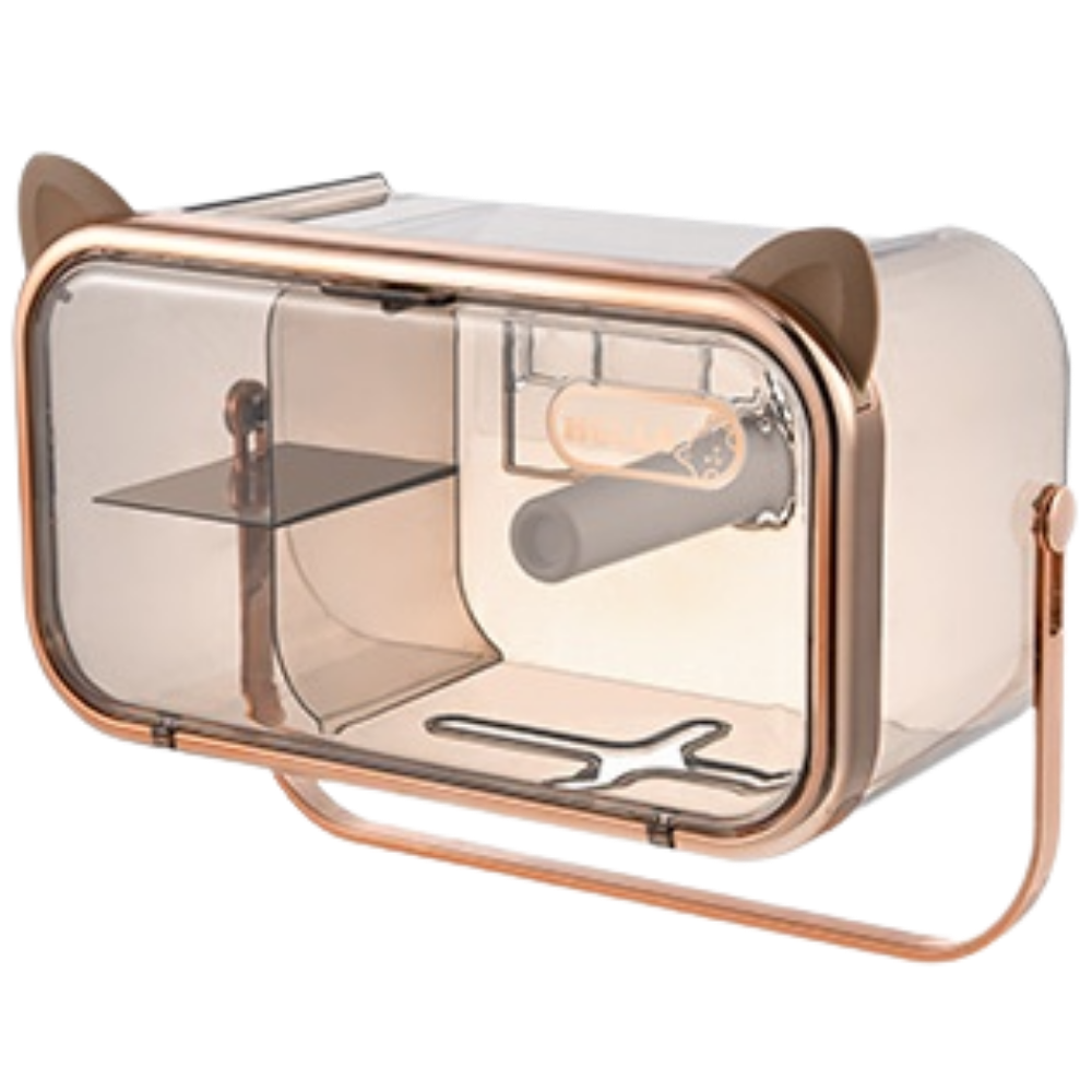 Support de rangement multifonctionnel pour papier hygiénique -Doré/Oreille de chat - Ozerty