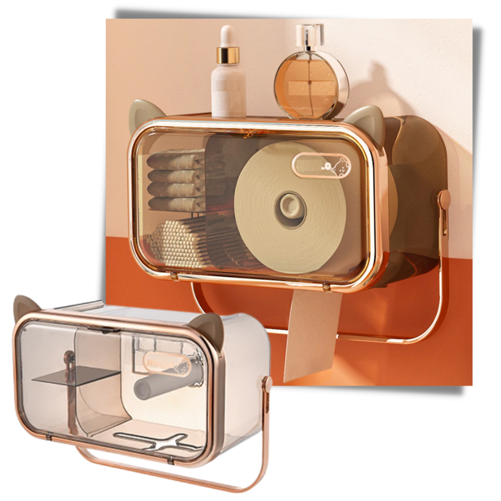 Support de rangement multifonctionnel pour papier hygiénique - Ozerty