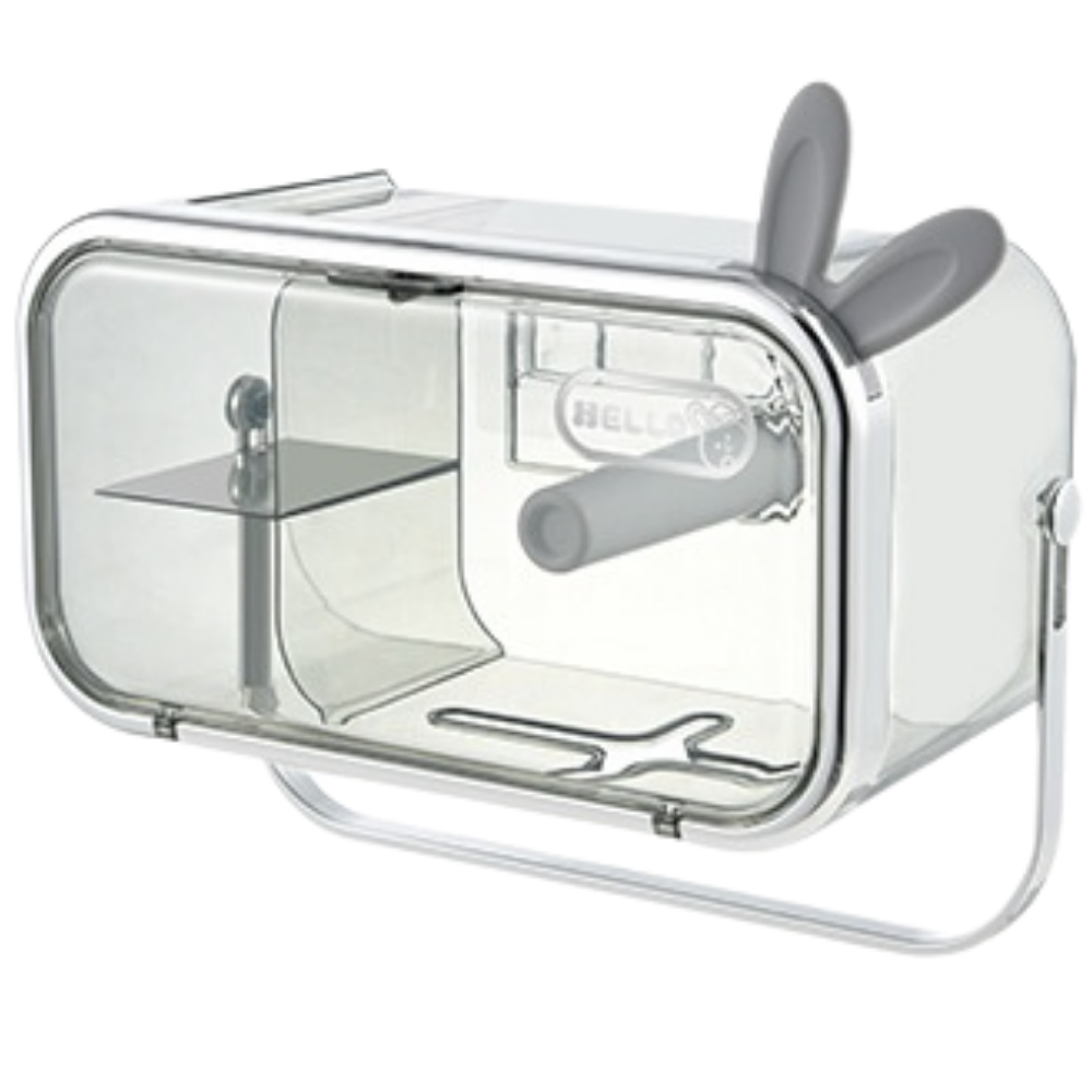 Support de rangement multifonctionnel pour papier hygiénique -Argent/Oreille de lapin - Ozerty