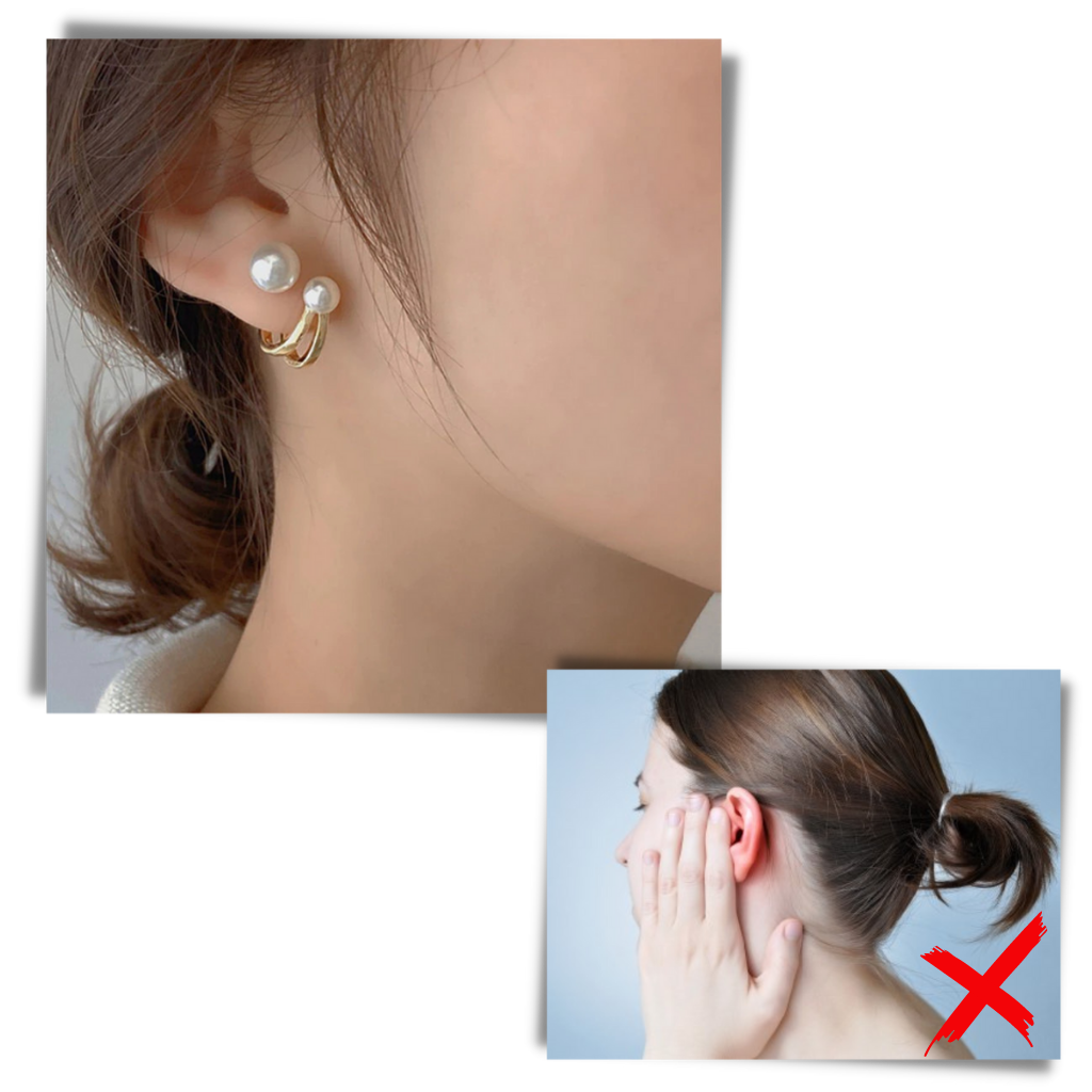 Pendants d'oreilles en perles vintage - Ozerty