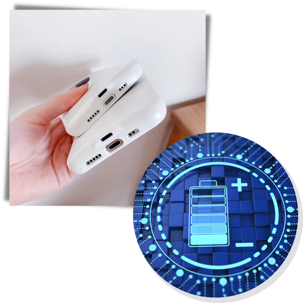 Étui de téléphone avec anneau lumineux LED - Ozerty