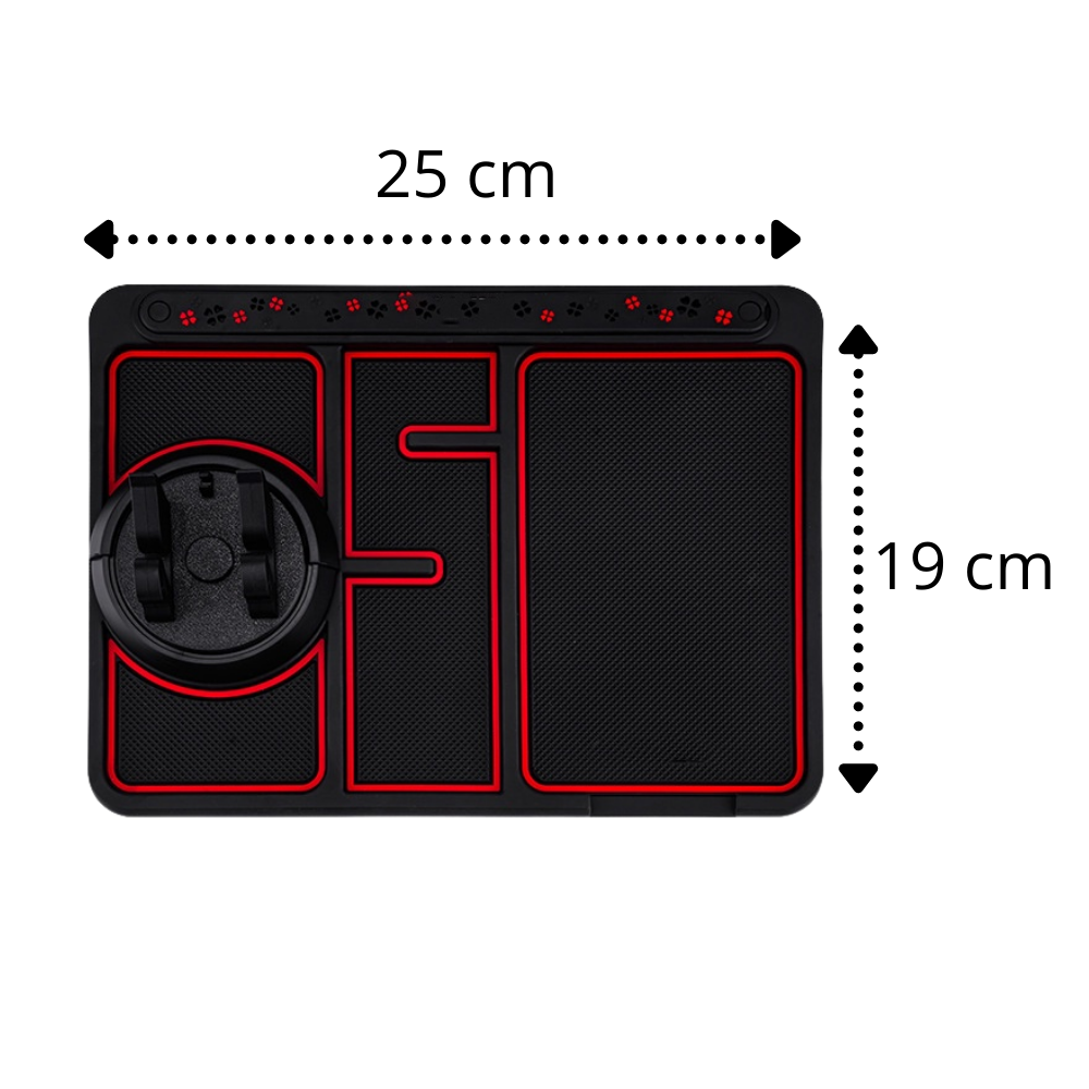 Tapis antidérapant et support de téléphone pour voiture - Ozerty