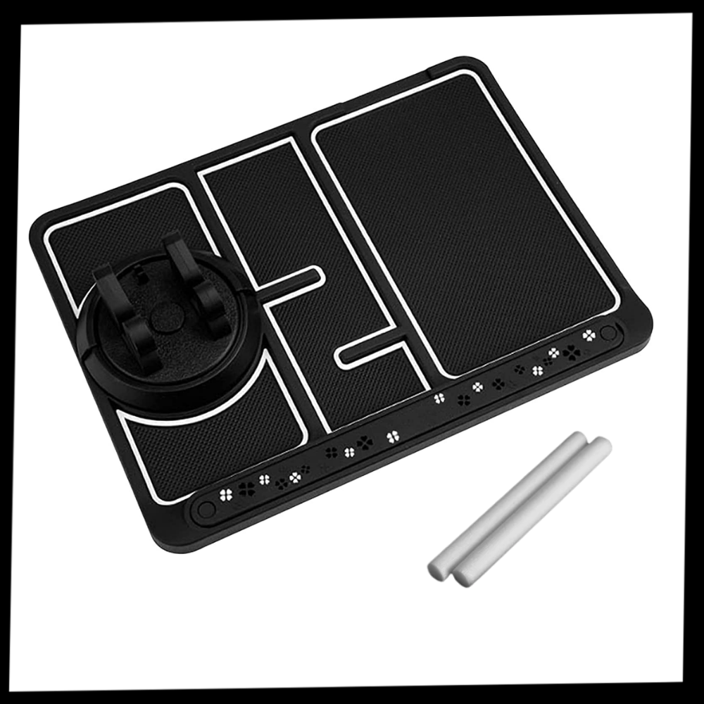 Tapis antidérapant et support de téléphone pour voiture - Ozerty