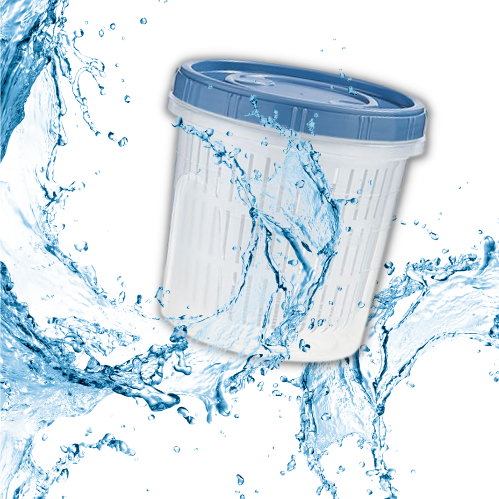 Récipient alimentaire empilable avec égouttoir - Ozerty