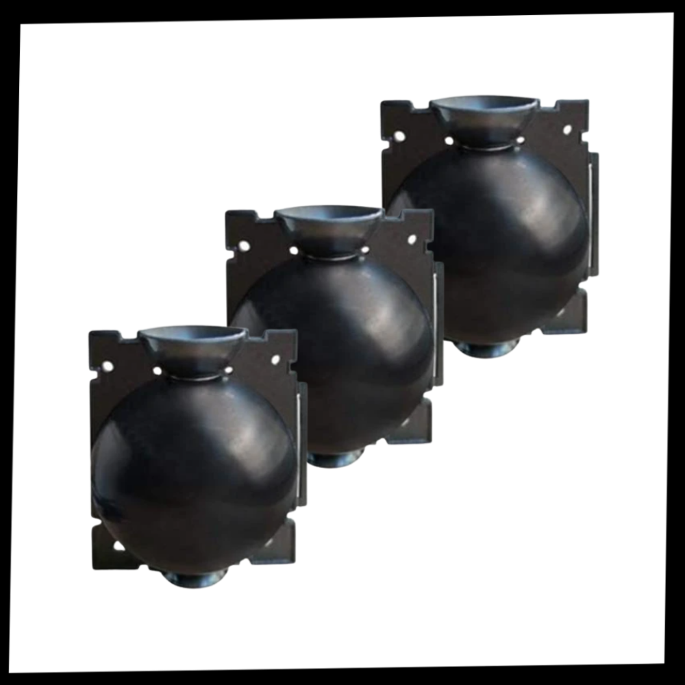 Lot de 3 boîtes à plantes pour la stratification de l'air - Ozerty