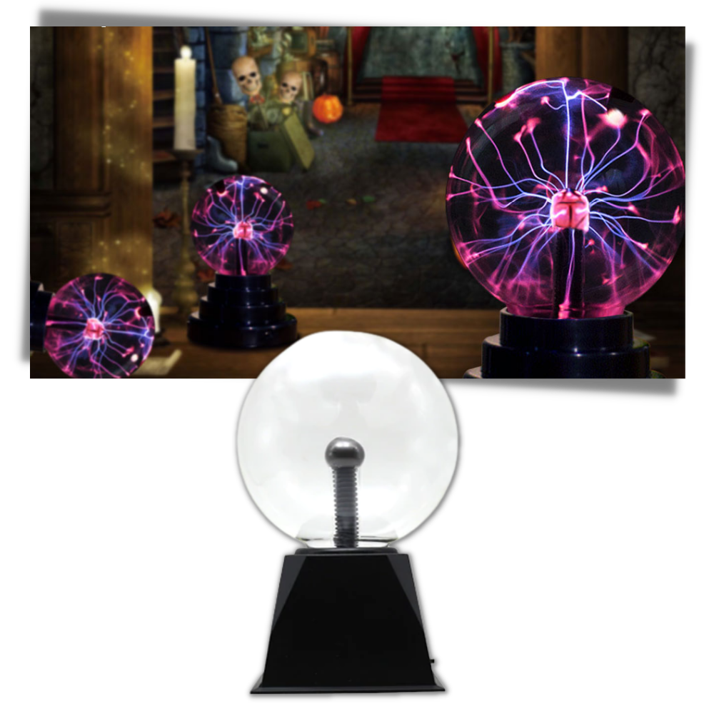 Lampe boule plasma magique - Ozerty